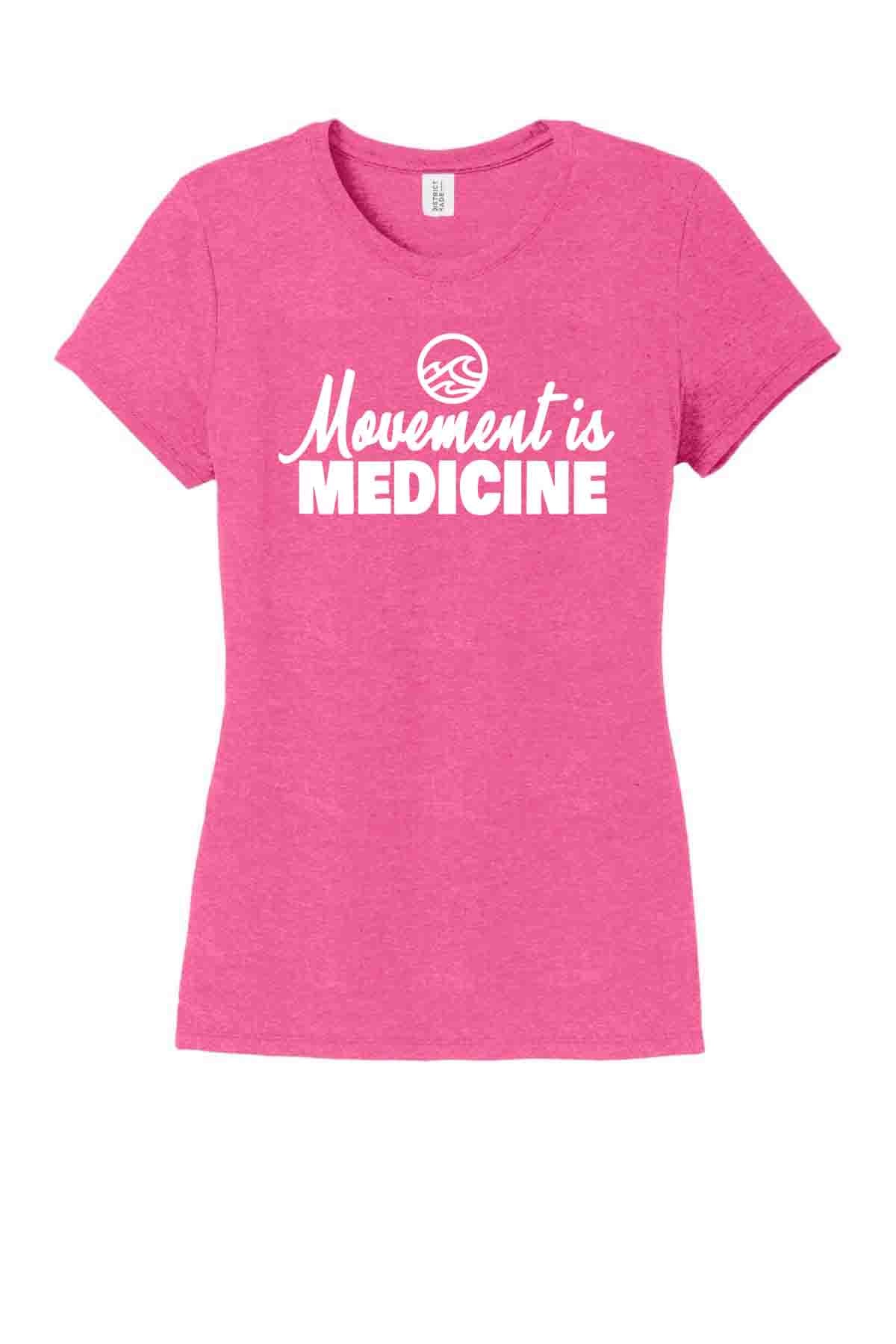 Movement is Medicine | Waves | Ladies T-Shirt