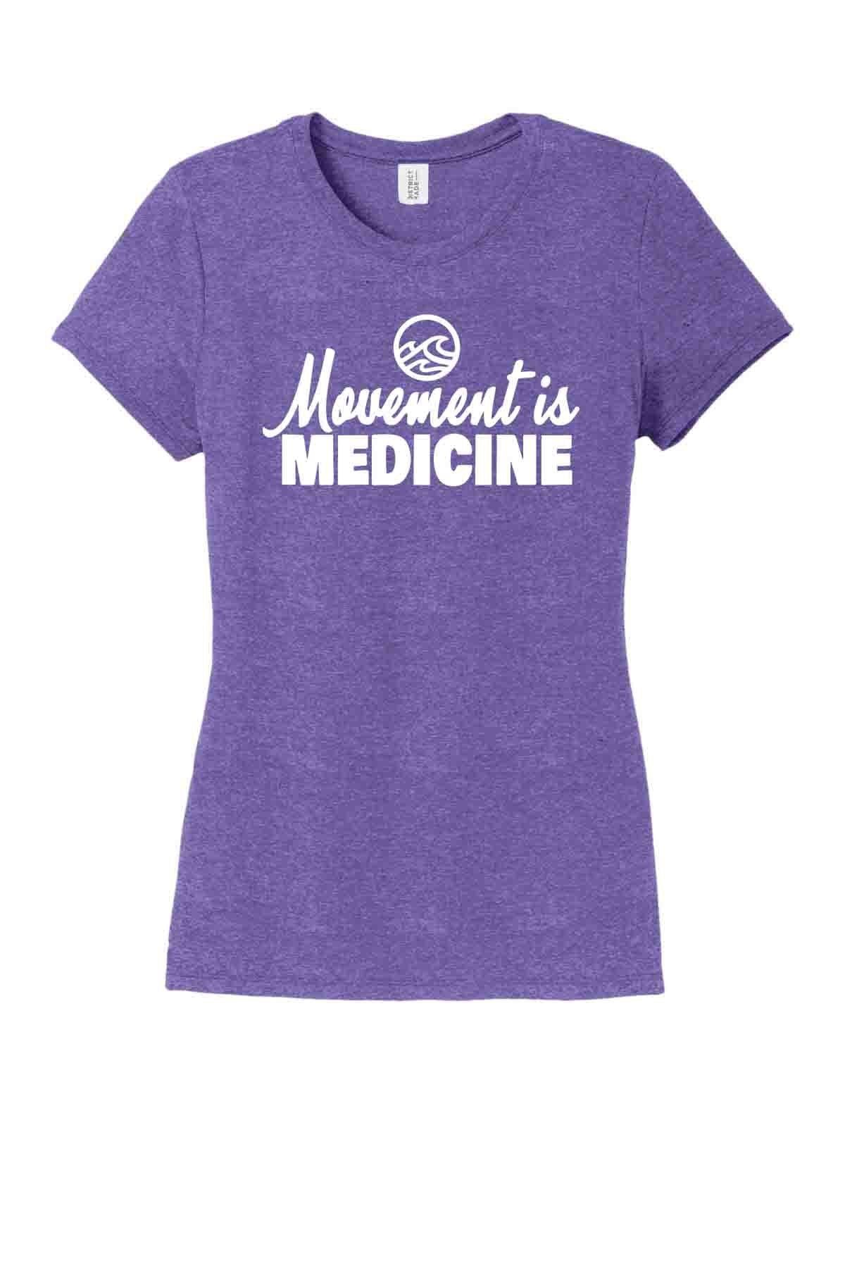 Movement is Medicine | Waves | Ladies T-Shirt