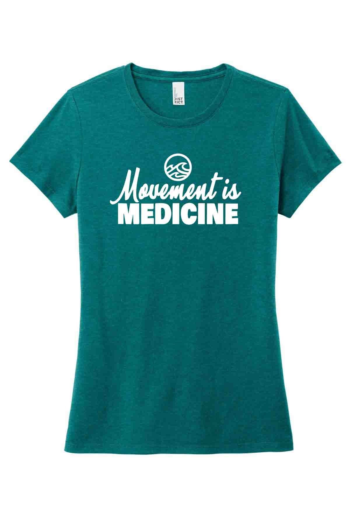 Movement is Medicine | Waves | Ladies T-Shirt