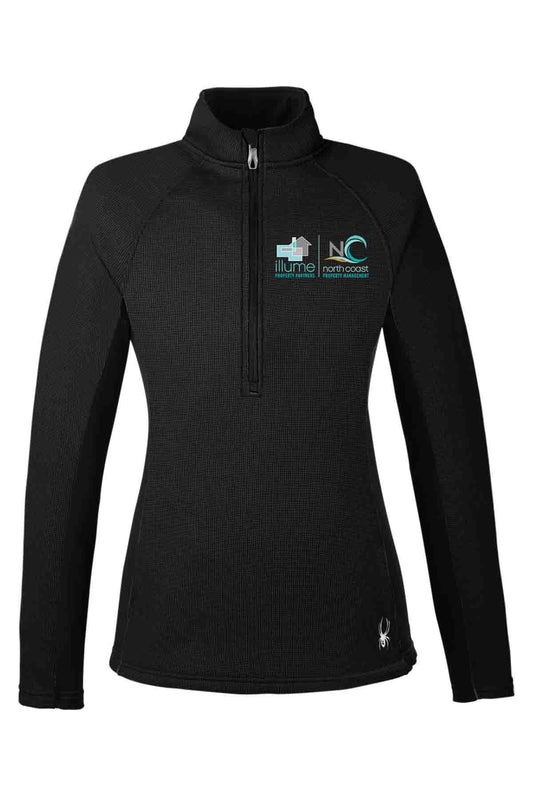 Illume Premium - Spyder Ladies 1/2 Zip Fleece Pullover