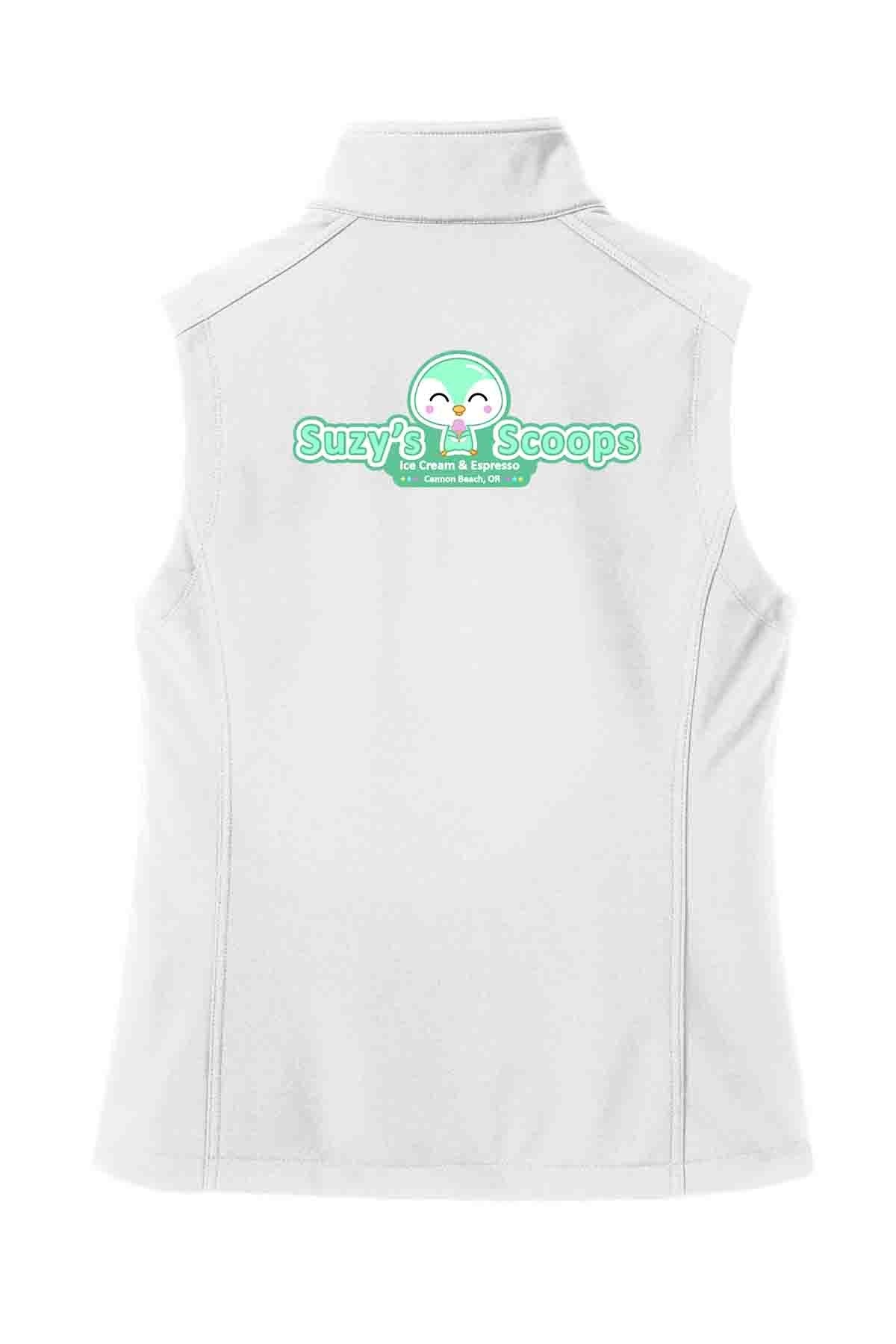 Suzy's Scoops Co - Ladies Soft Shell Vest