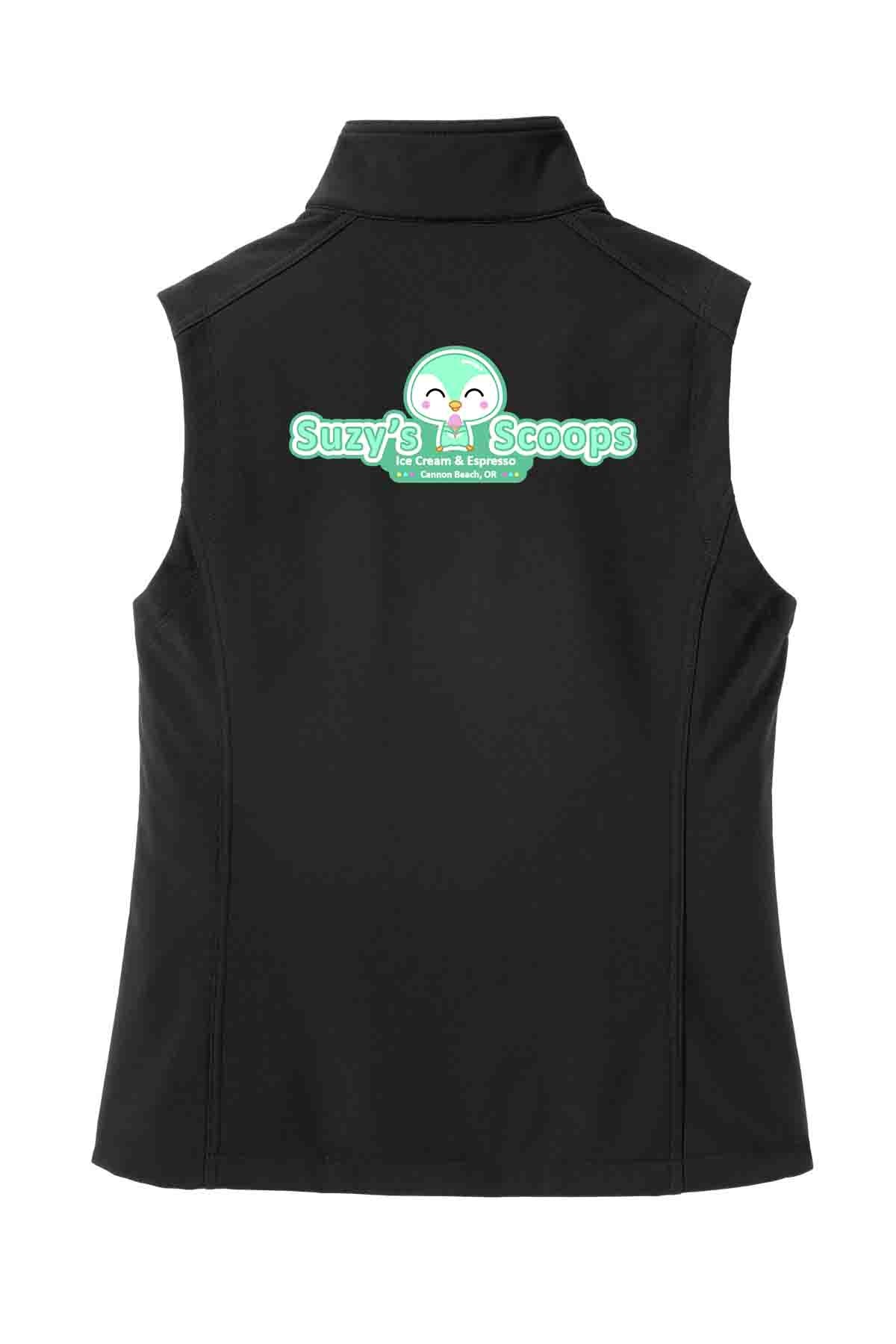 Suzy's Scoops Co - Ladies Soft Shell Vest