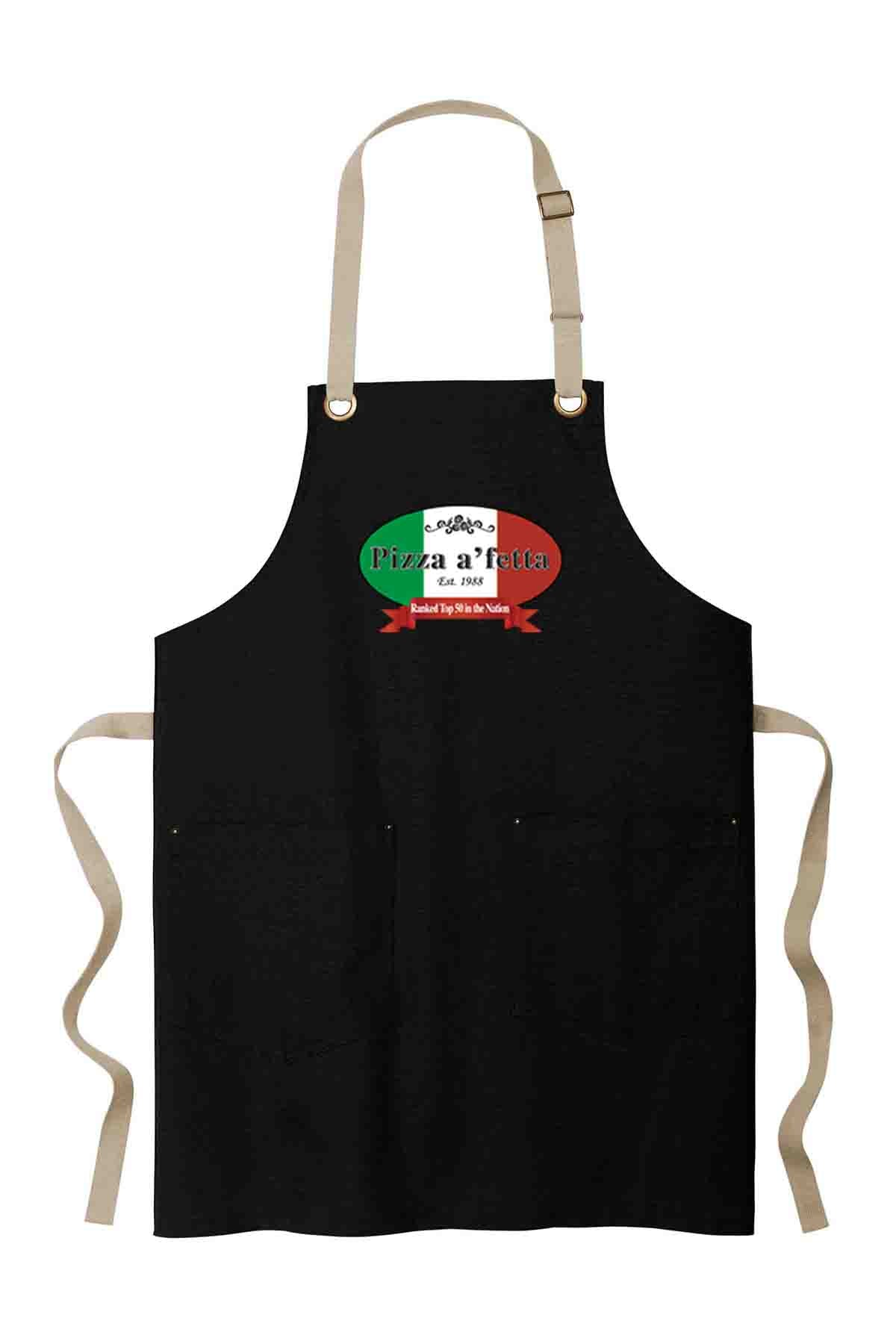 Pizza a'fetta - Canvas Two-Pocket Apron