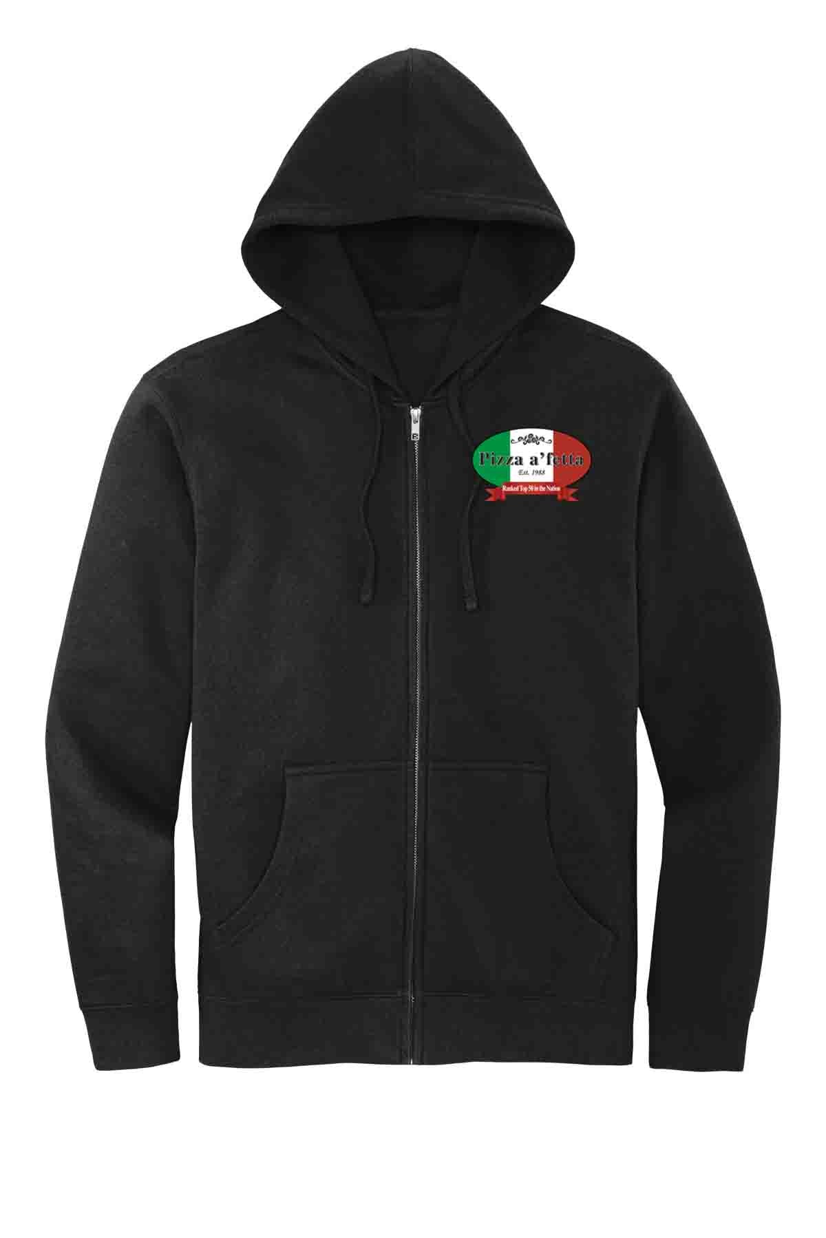 Pizza a'fetta - Hooded Zip Sweatshirt