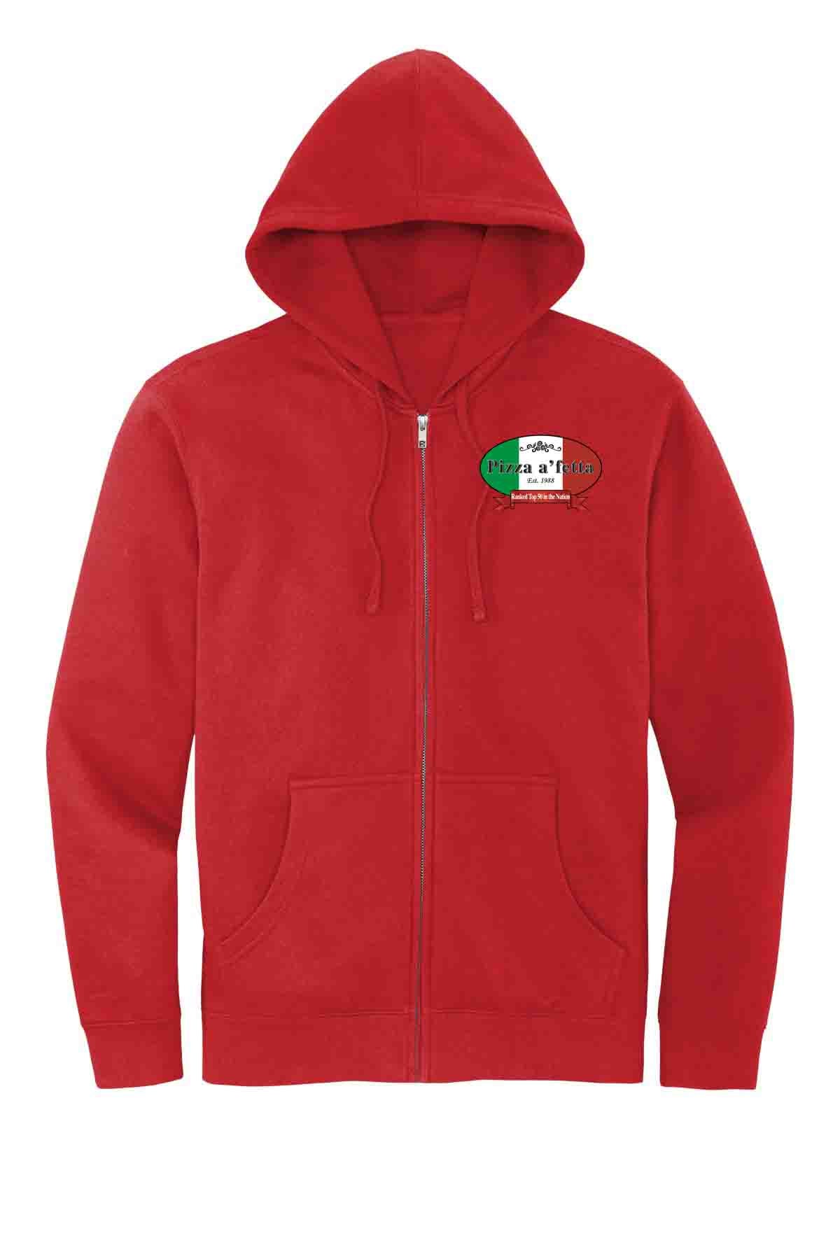 Pizza a'fetta - Hooded Zip Sweatshirt