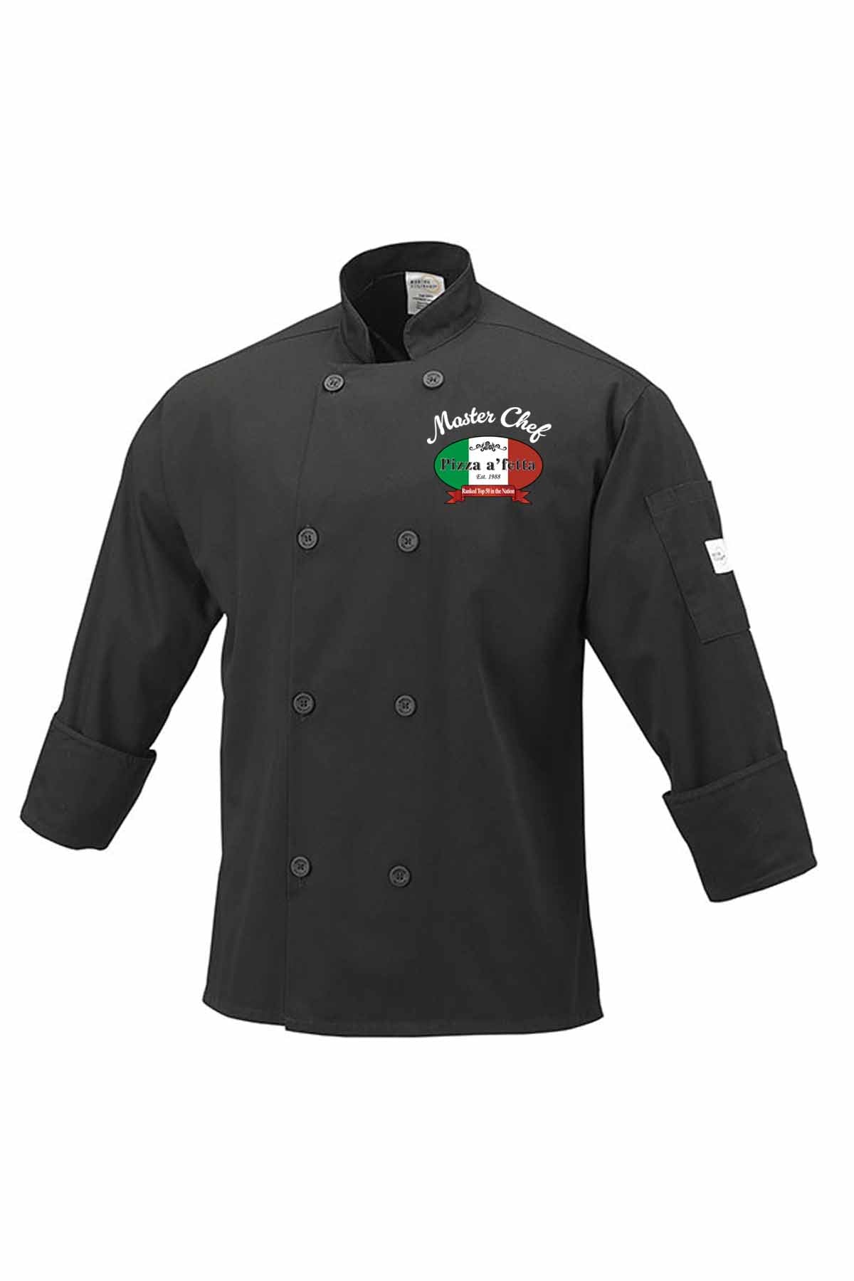 Pizza a'fetta Master Chef - Mercer Culinary Long Sleeve Cook Jacket