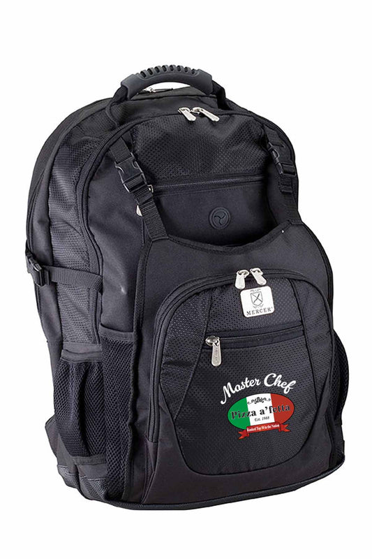 Pizza a'fetta Master Chef - Mercer Culinary Backpack & 11-Pocket Knife Case