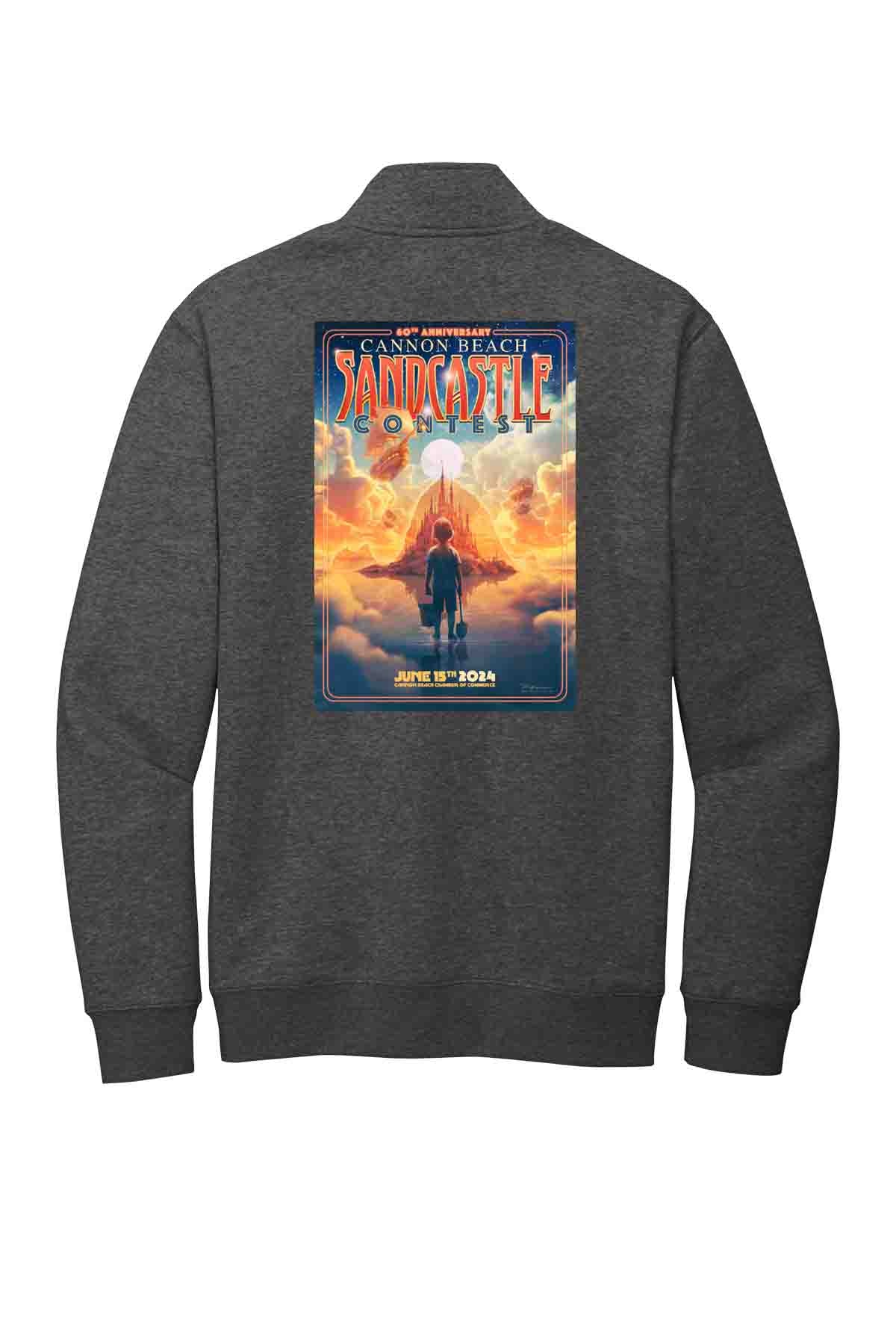 Sandcastle Contest Poster - 1/4 Zip Pullover