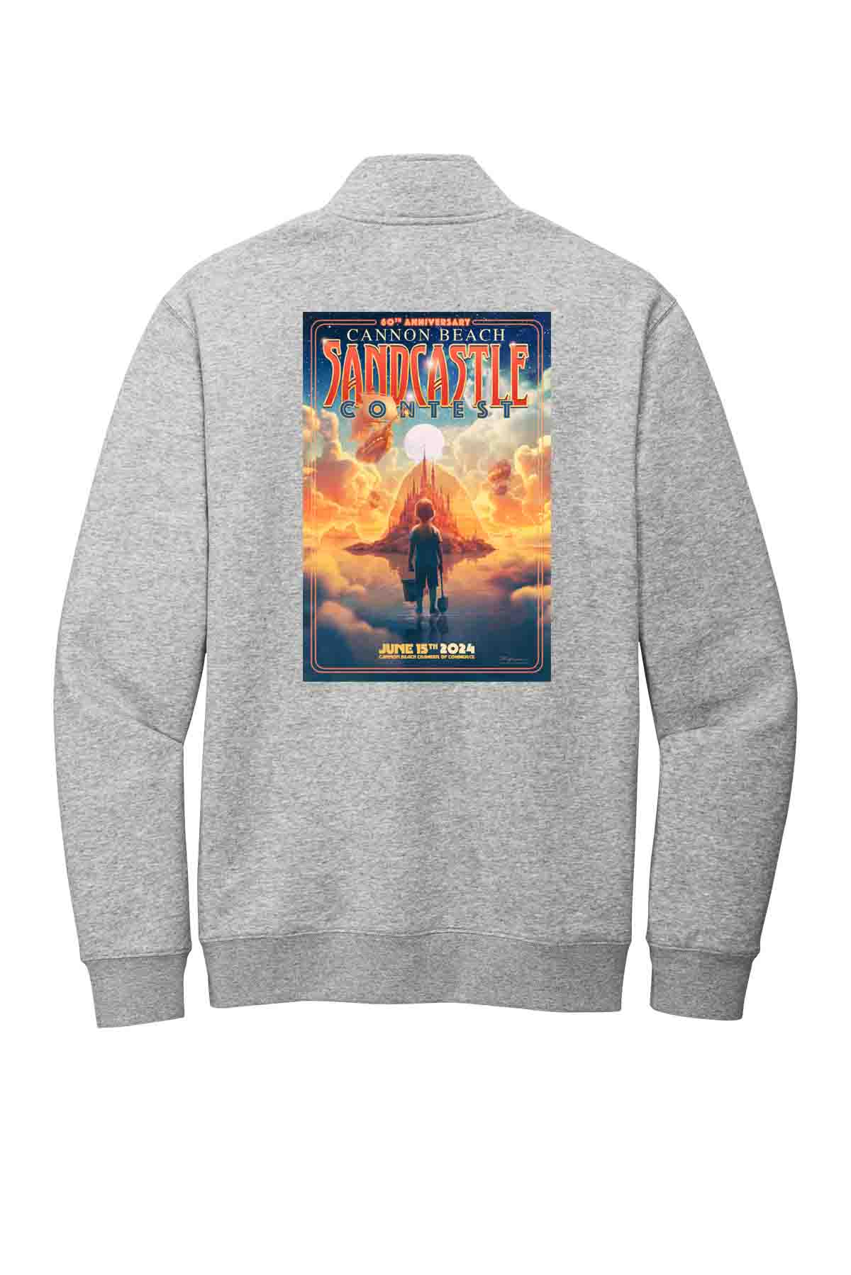 Sandcastle Contest Poster - 1/4 Zip Pullover