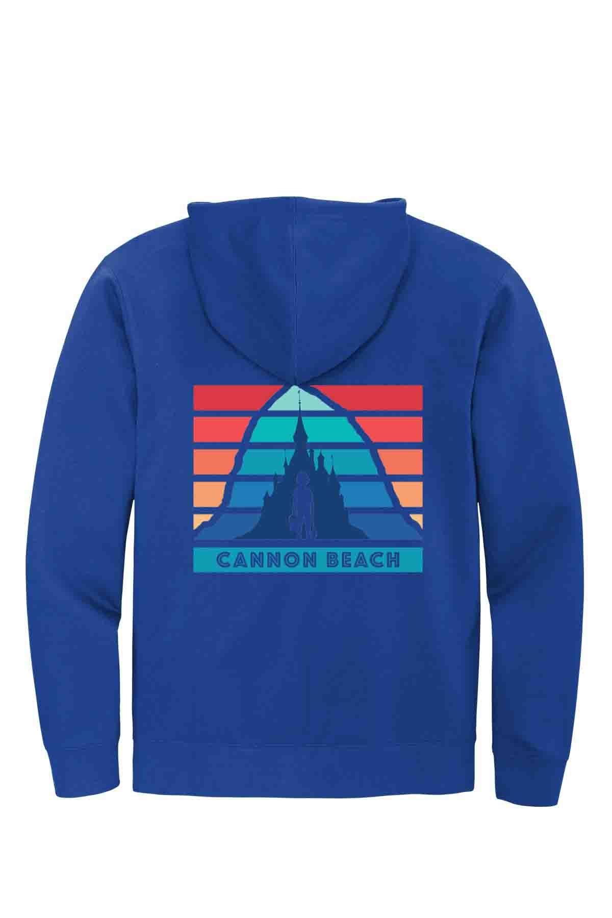 Sandcastle Contest Logo - Hooded Zip Sweatshirt