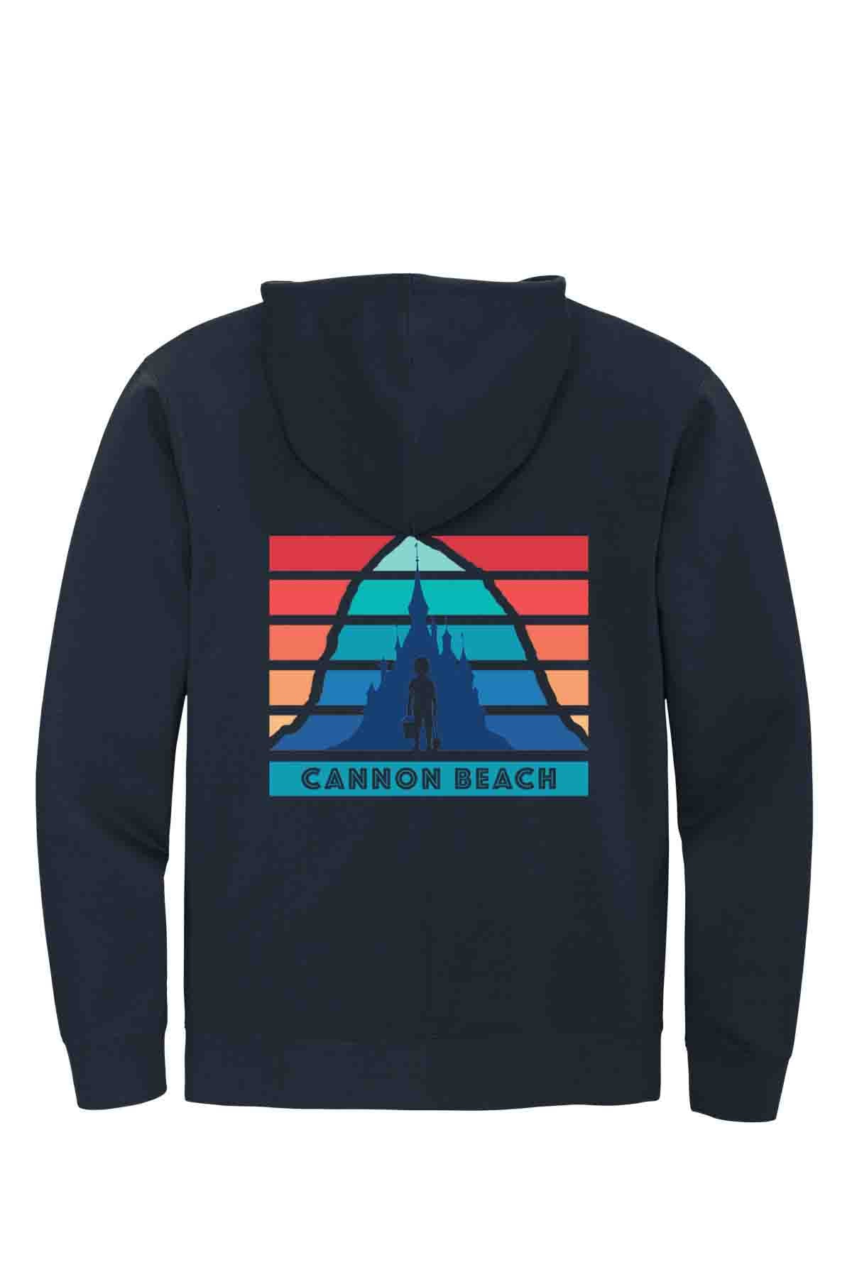 Sandcastle Contest Logo - Hooded Zip Sweatshirt