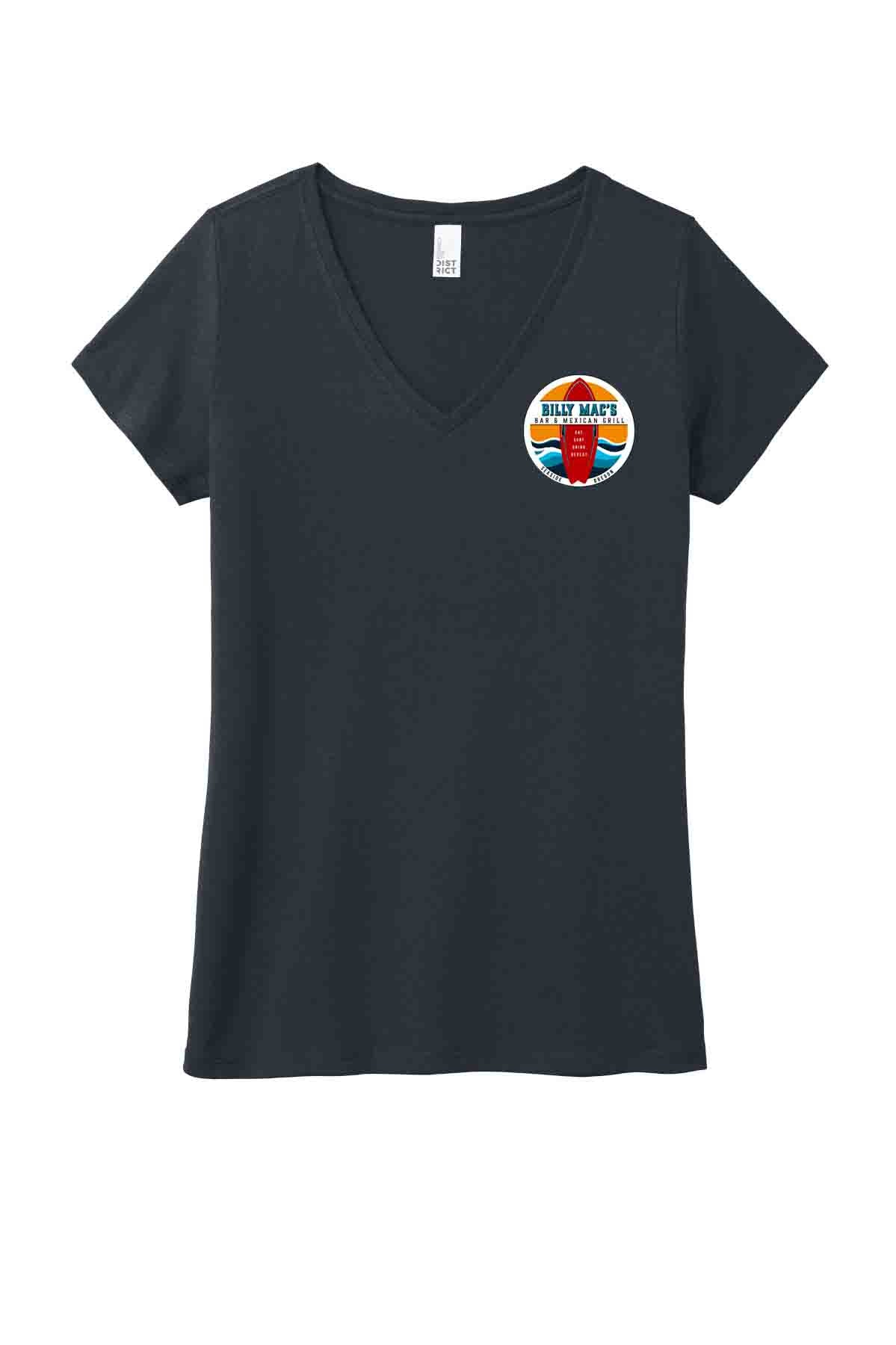 Billy Mac's - Ladies V-Neck T-Shirt