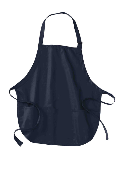 Medium-Length Apron with Pockets