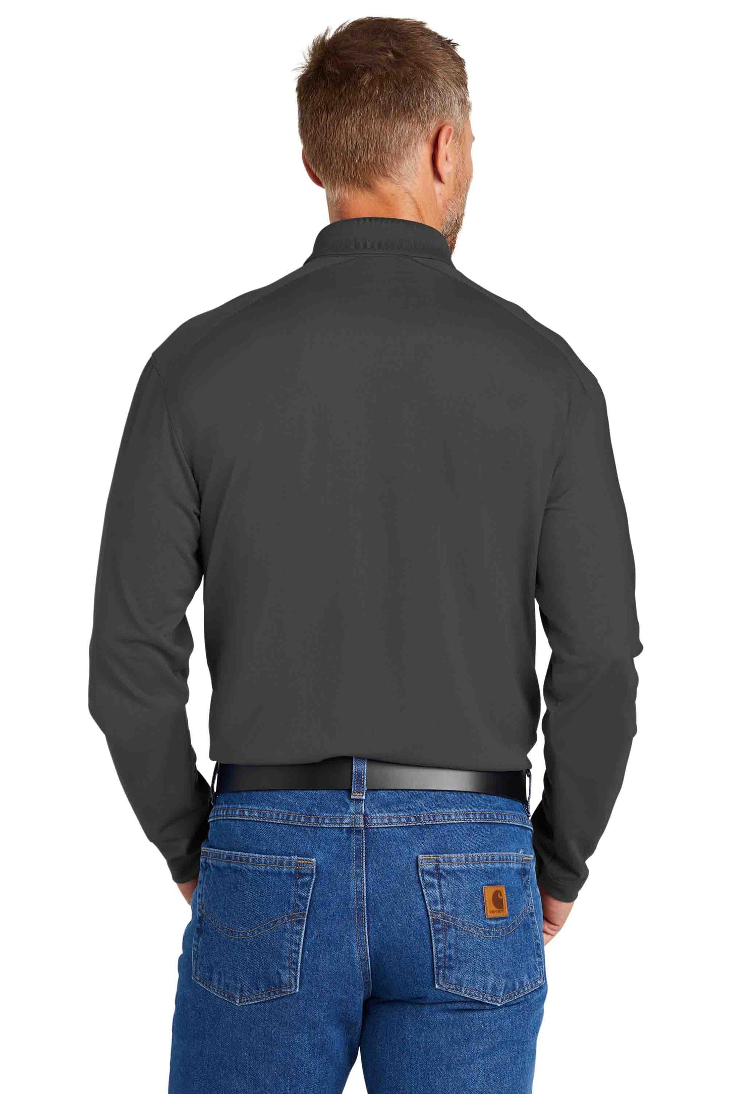 Snag-Proof Long Sleeve Polo