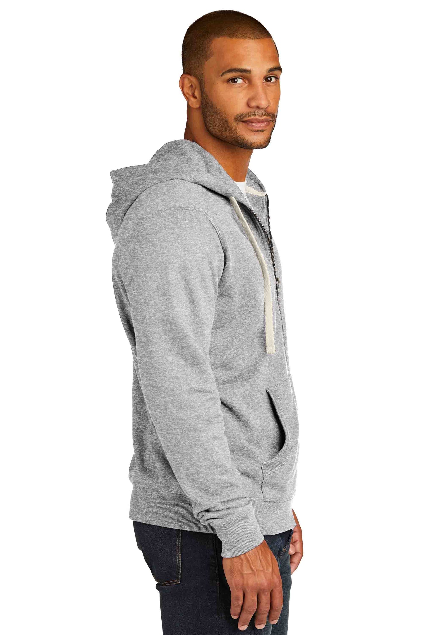 Recycled Hooded Zip Sweatshirt