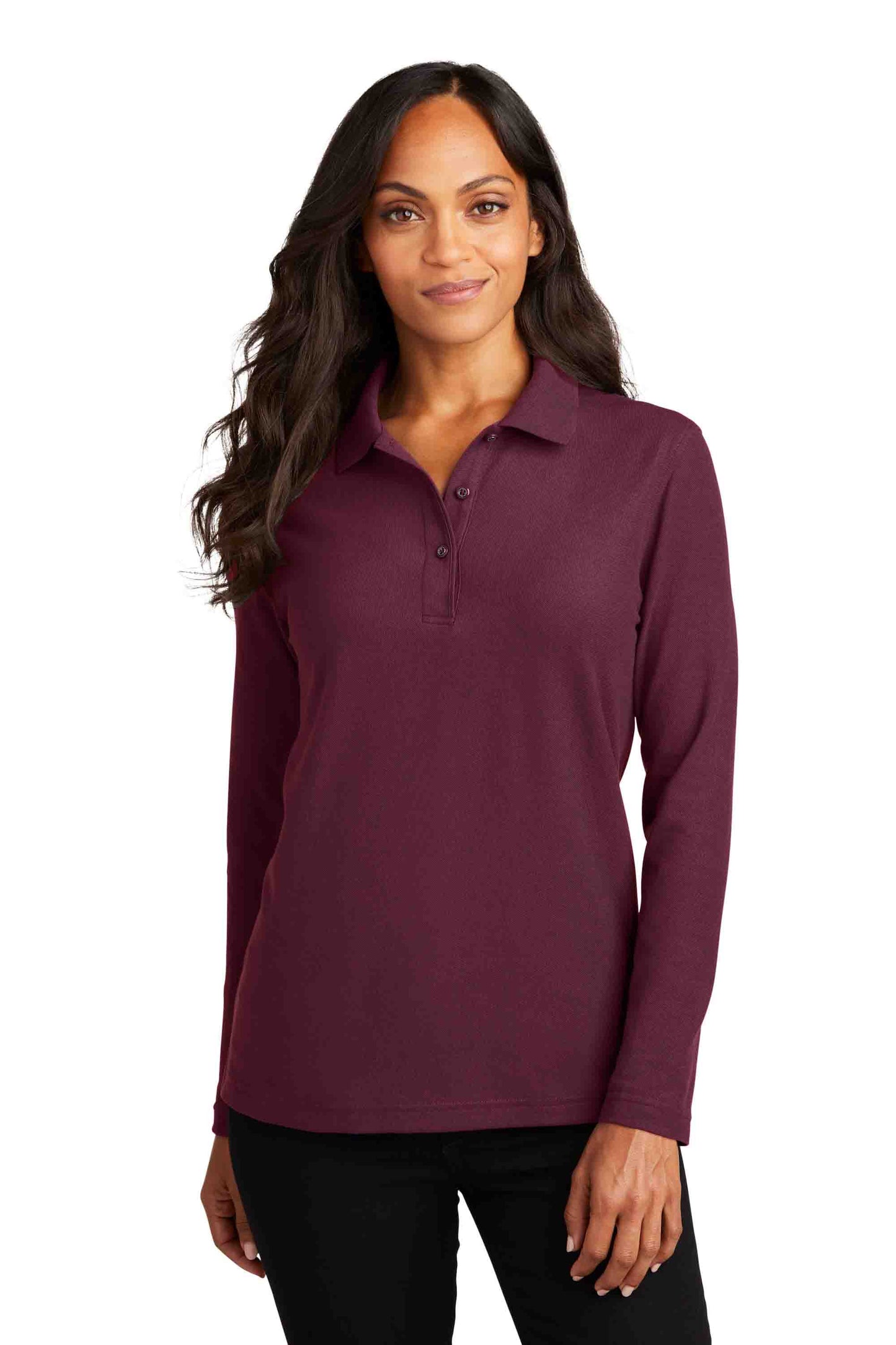 Ladies Long Sleeve Polo