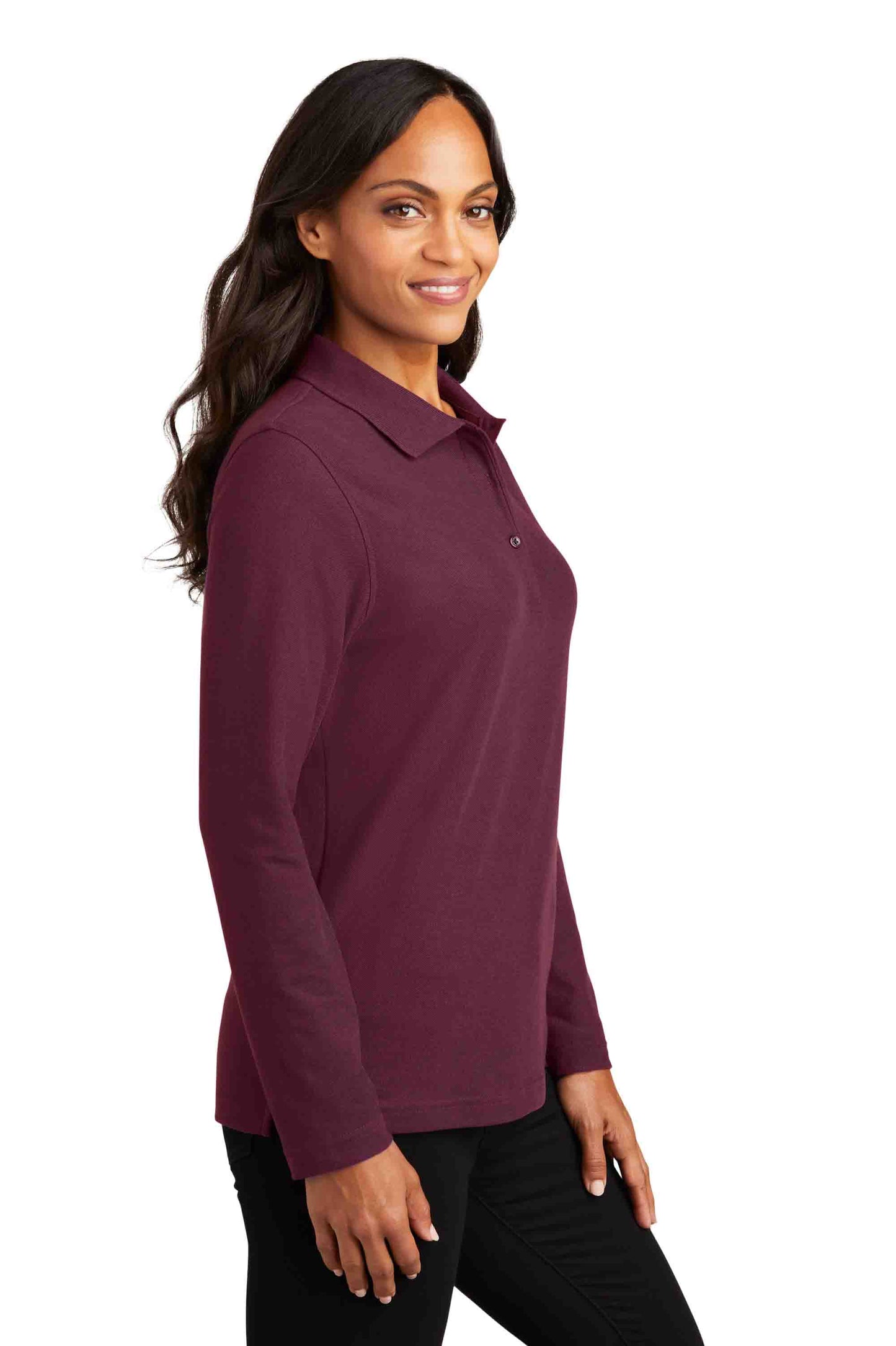 Ladies Long Sleeve Polo