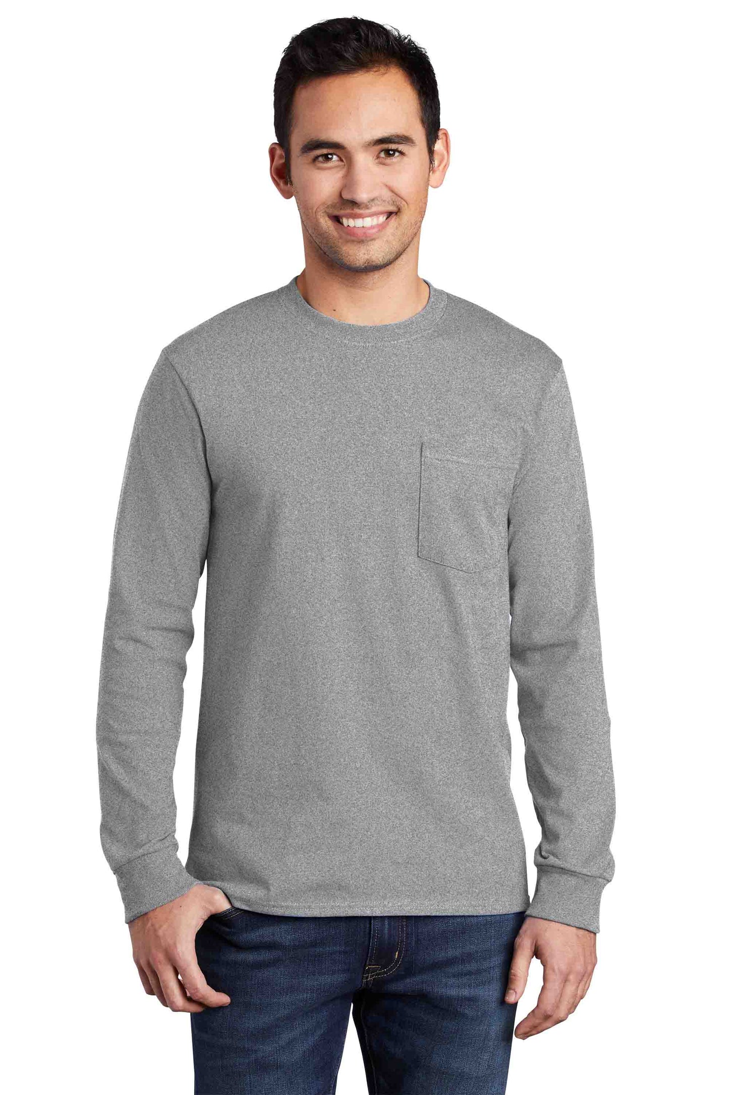 Lightweight Long Sleeve T-Shirt with Pocket