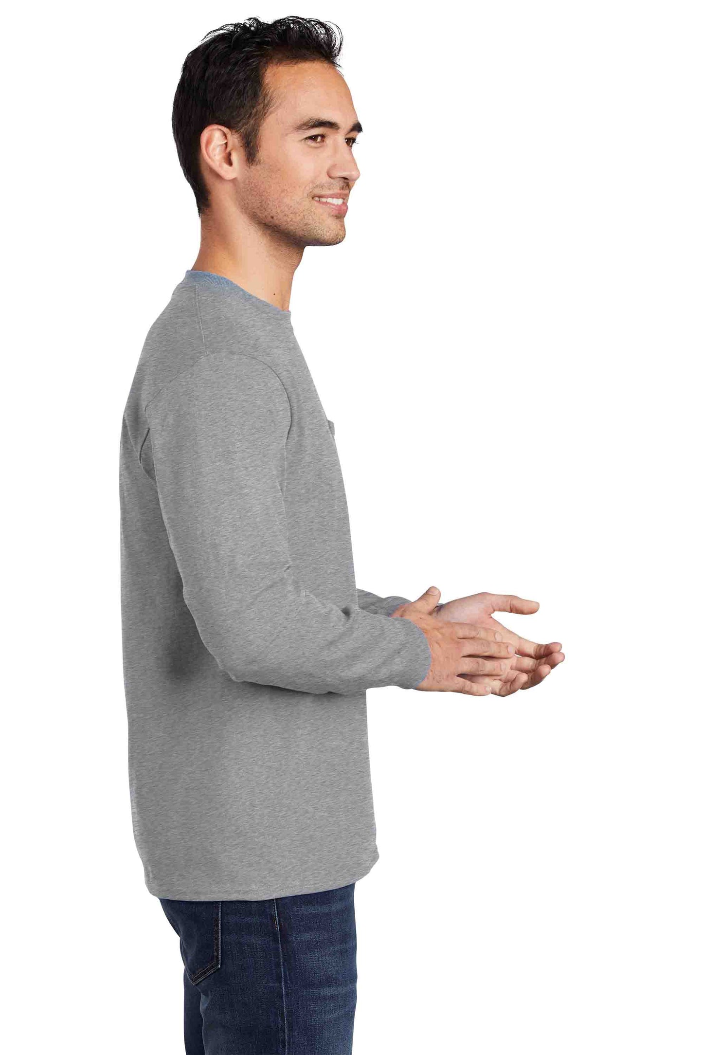 Lightweight Long Sleeve T-Shirt with Pocket