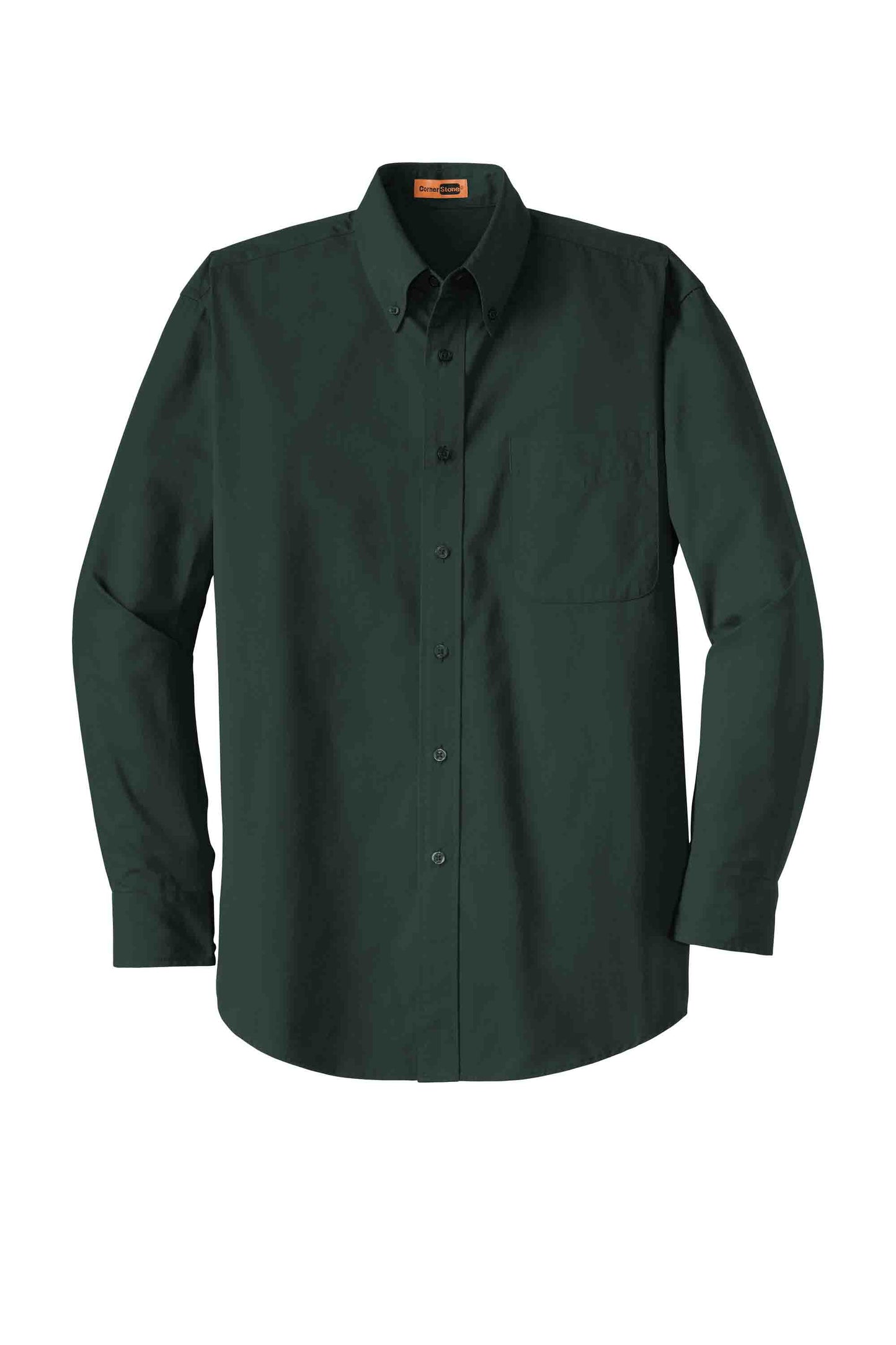 Rugged Stain Release Long Sleeve Button-Down Shirt