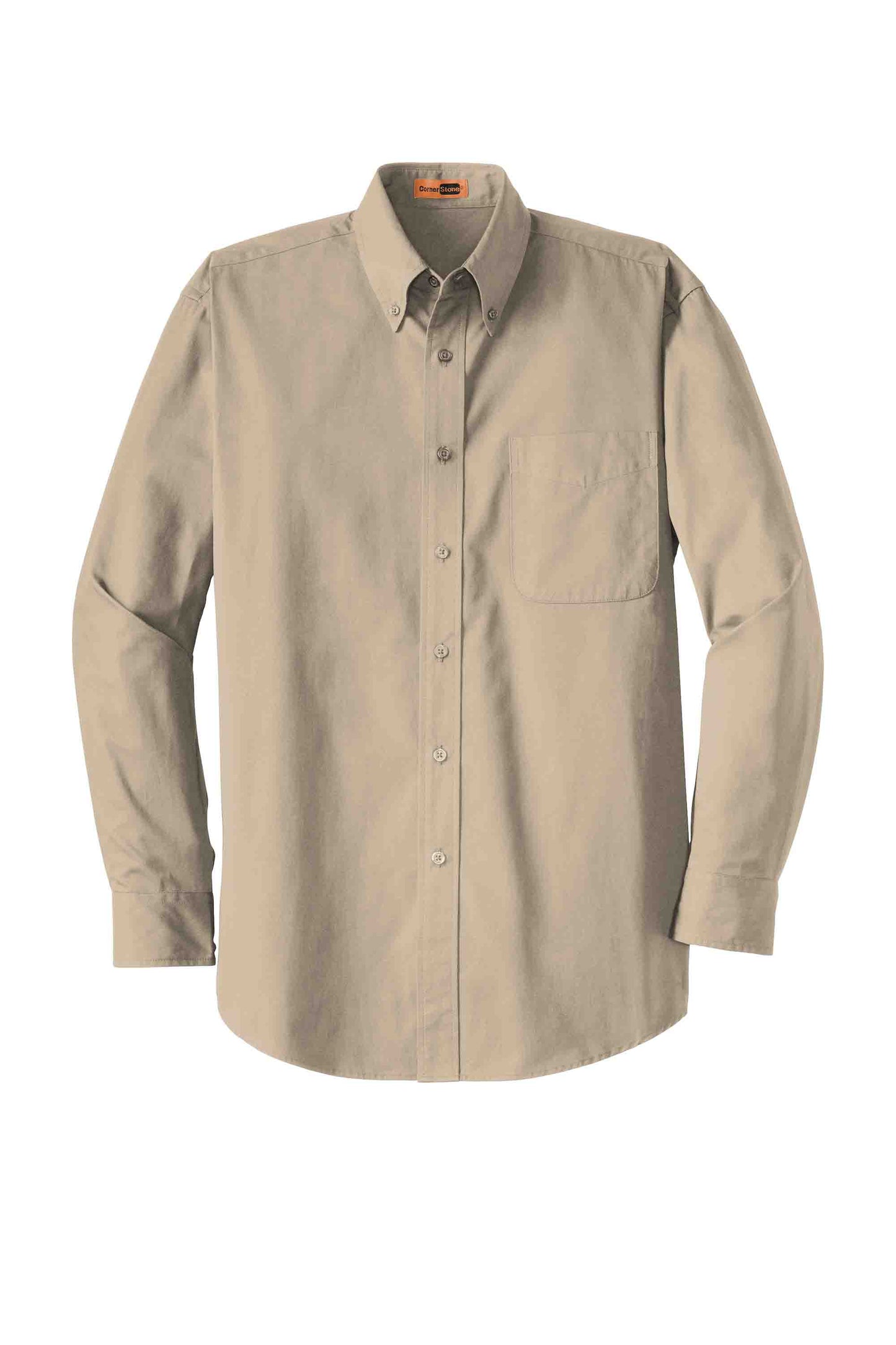 Rugged Stain Release Long Sleeve Button-Down Shirt