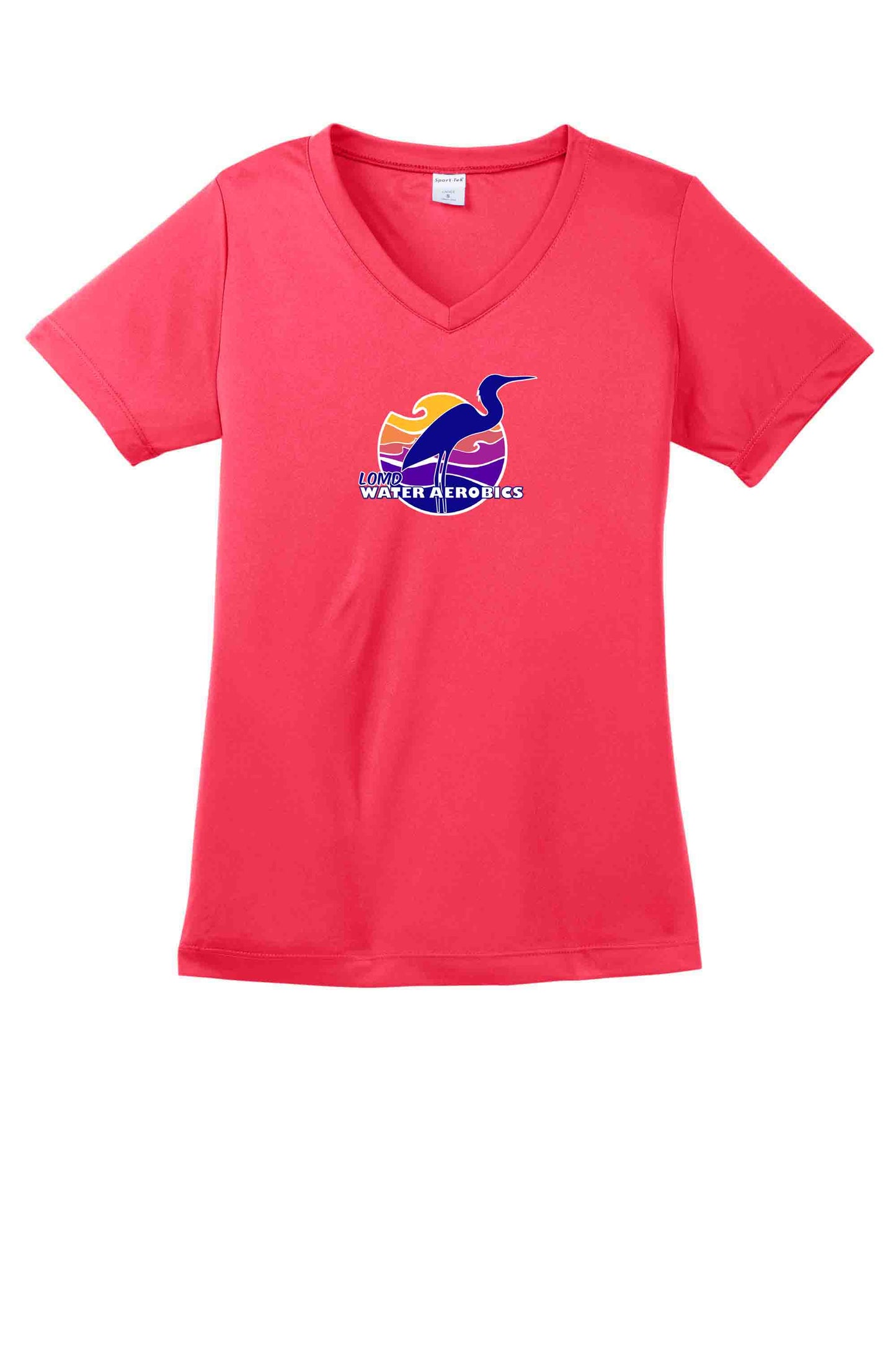 LOMD WA - Ladies V-Neck Performance T-Shirt