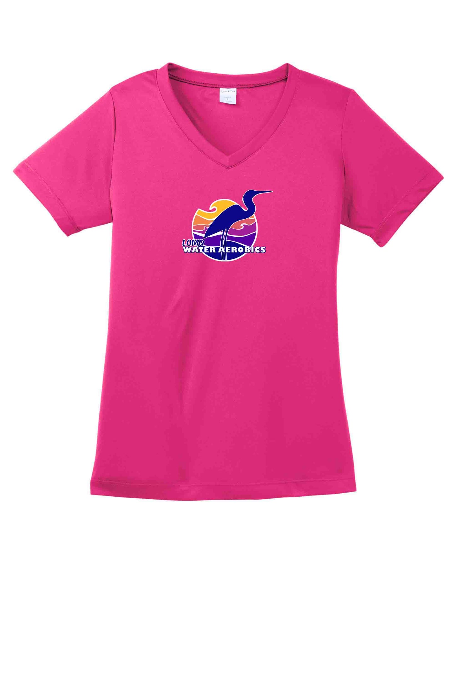 LOMD WA - Ladies V-Neck Performance T-Shirt