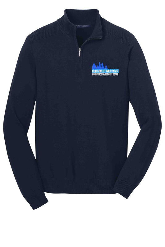 NWWIB-1/2 Zip Sweater