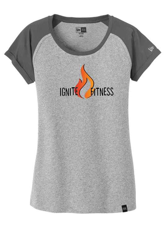 Ignite Fitness - New Era Ladies Classic Scoop Neck T-Shirt