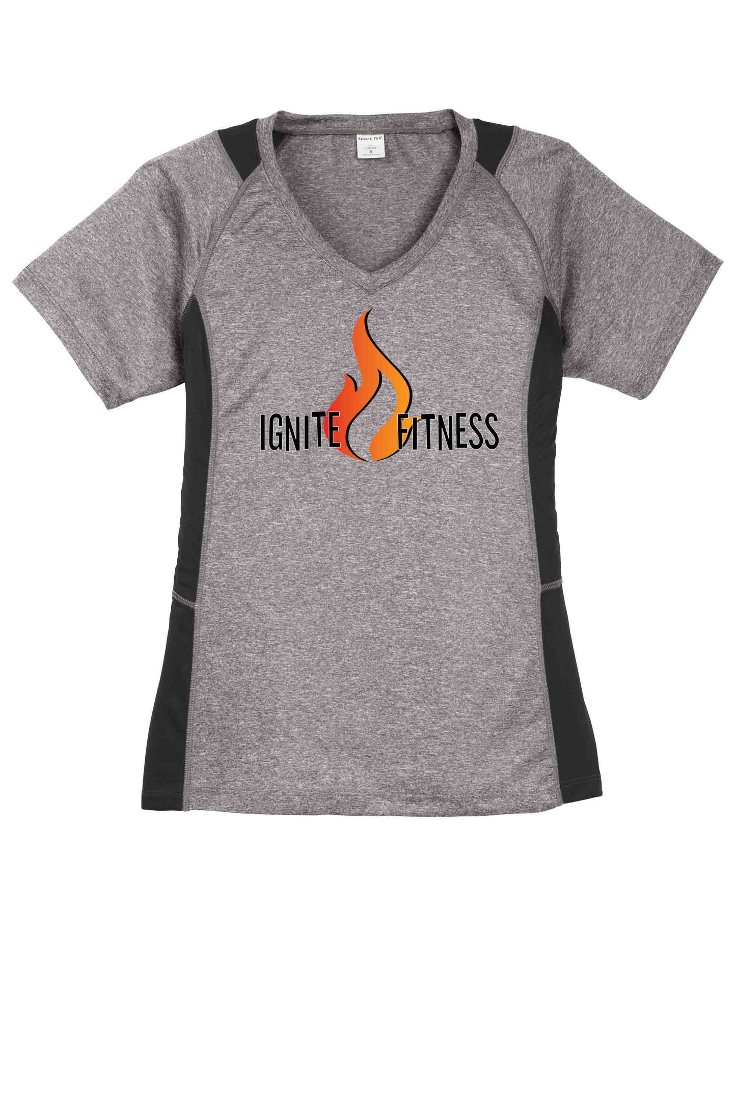 Ignite Fitness - Ladies Performance V-Neck Tee