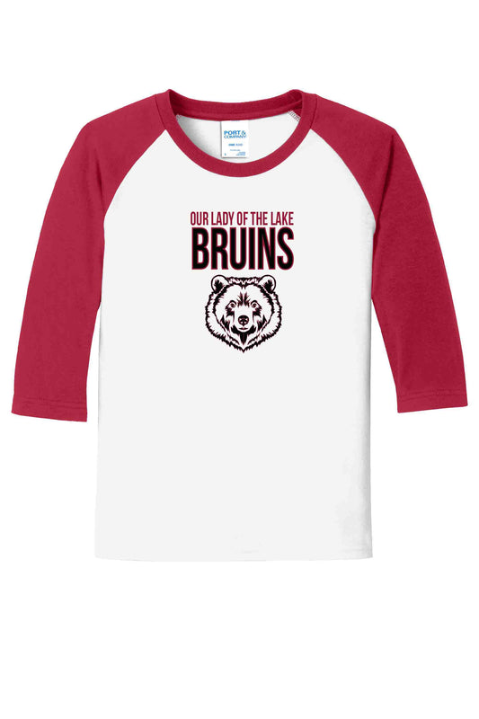 OLL Bruins - Youth 3/4 Sleeve T-Shirt