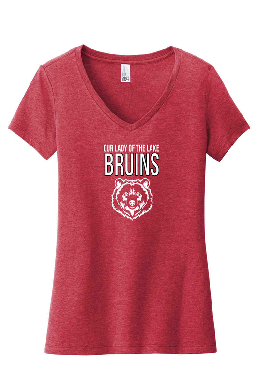 OLL Bruins - Ladies V-Neck T-Shirt