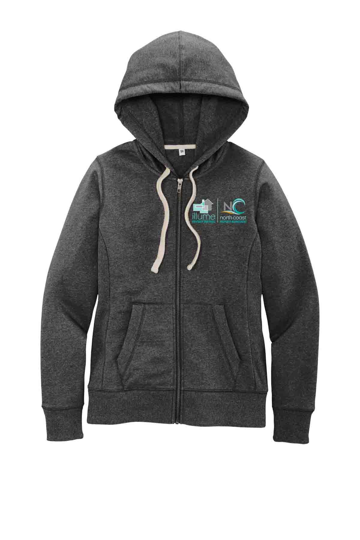 Illume|NCP - Ladies Recycled Hooded Zip Sweatshirt