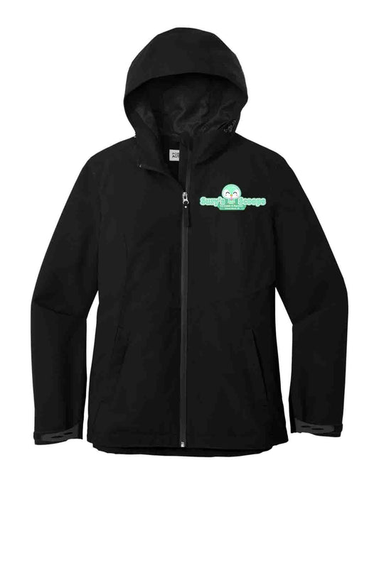 Suzy's Scoops Co - Ladies Tech Rain Jacket