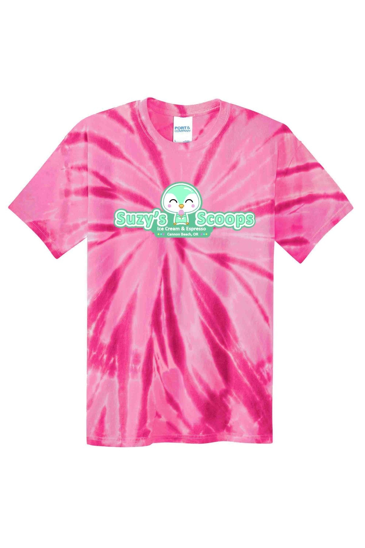 Suzy's Scoops - Youth Tie-Dye T-Shirt