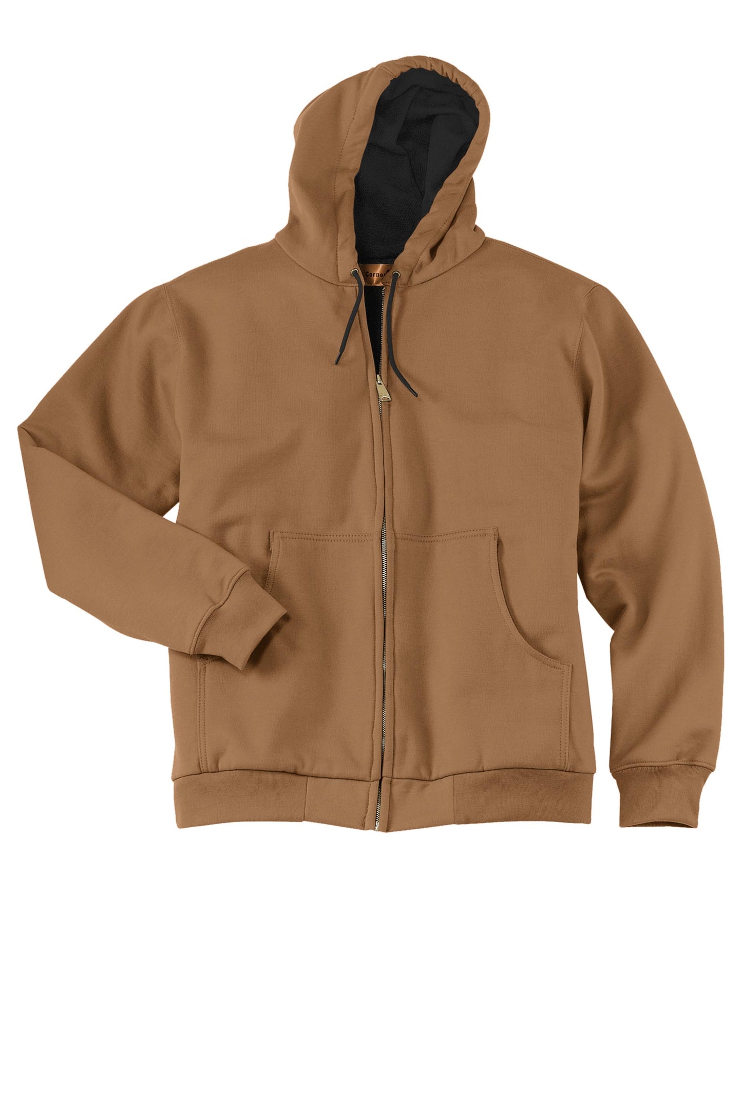 Heavyweight Thermal Hooded Zip Sweatshirt