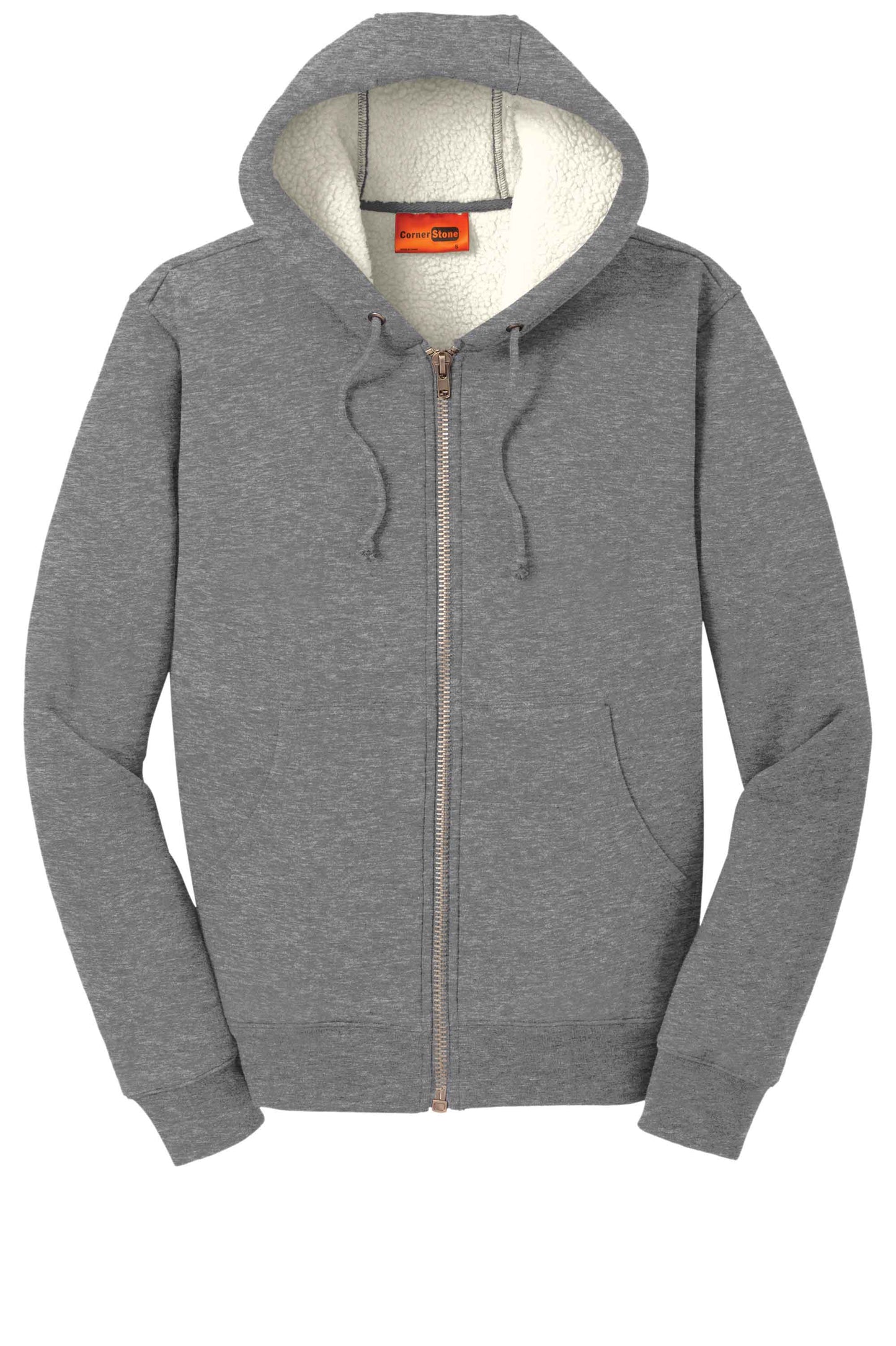 Heavyweight Sherpa-Lined Hooded Sweatshirt