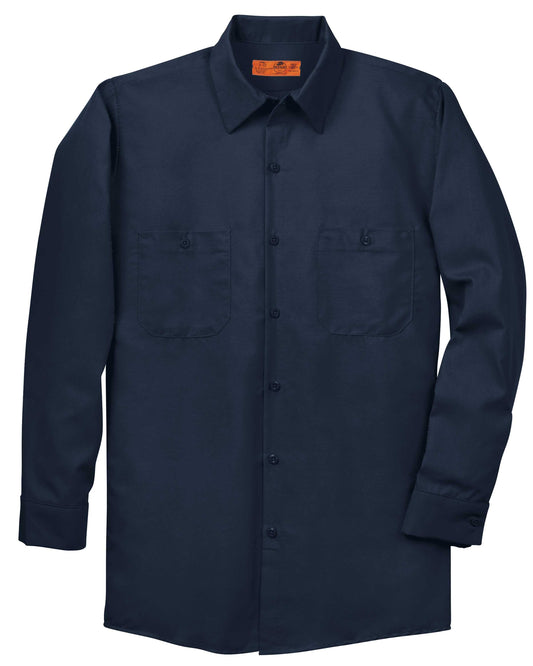 Red Kap Long Sleeve Button-Down Industrial Shirt