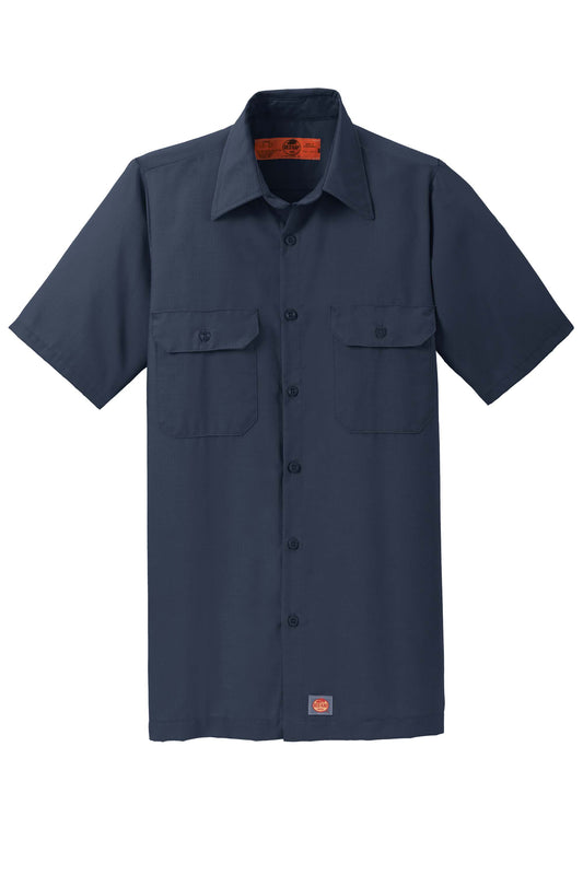 Red Kap Short Sleeve Button-Down Ripstop Shirt